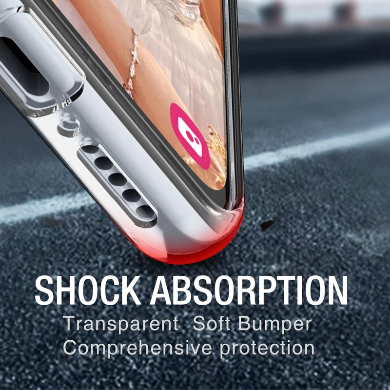 Luxury Cover For Samsung Galaxy A50 A40 A70 A20e case S10 plus Note10 Transparent ShockProof Silicone Soft TPU Case | Мобильные