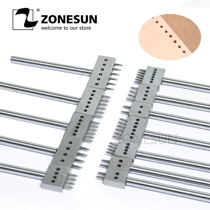 Дыроколы для кожи ZONESUN шаг 4 5 6 мм сделай сам ручная перфорация круглые