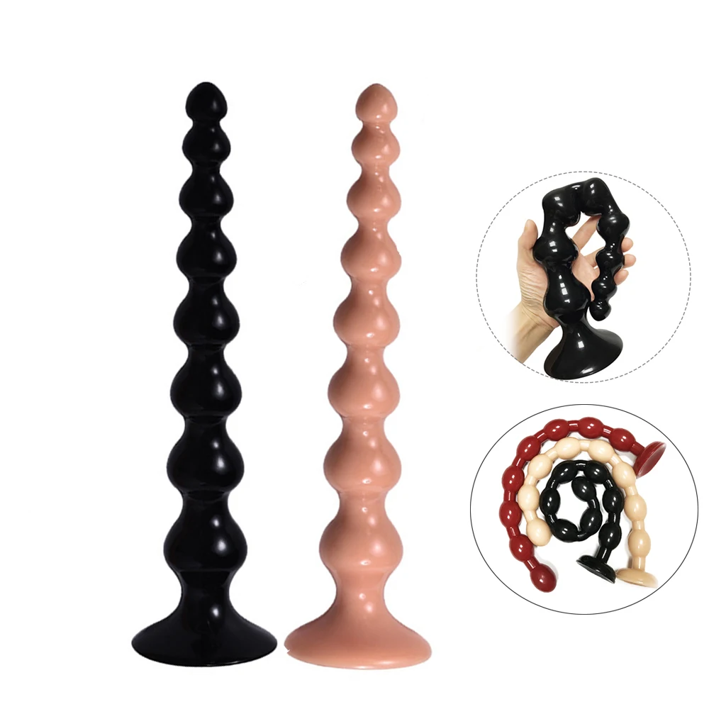 Длинная Анальная пробка большой фаллоимитатор с присоской Анус задний двор
