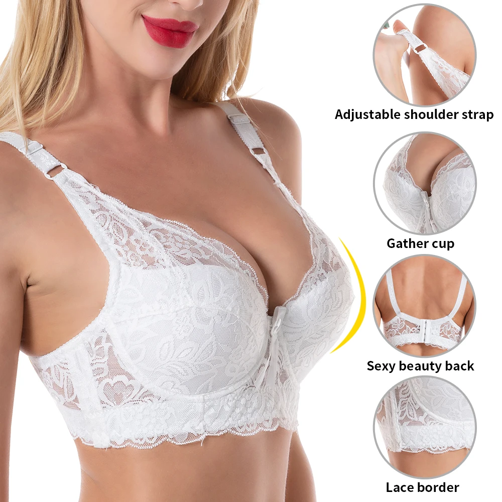 

Sexy lace bras for women push up women crop top Underwear seamless plus size bra backless Female bralette Lingerie Brassiere