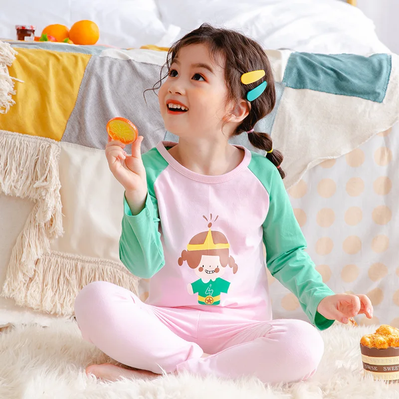 Зимние Детские пижамы рождественские пижамные комплекты для маленьких