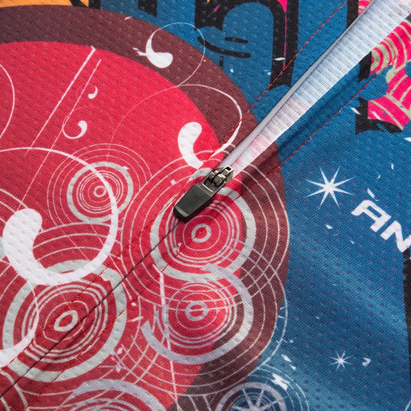 Женская велосипедная футболка с длинным рукавом Специальный рисунок граффити