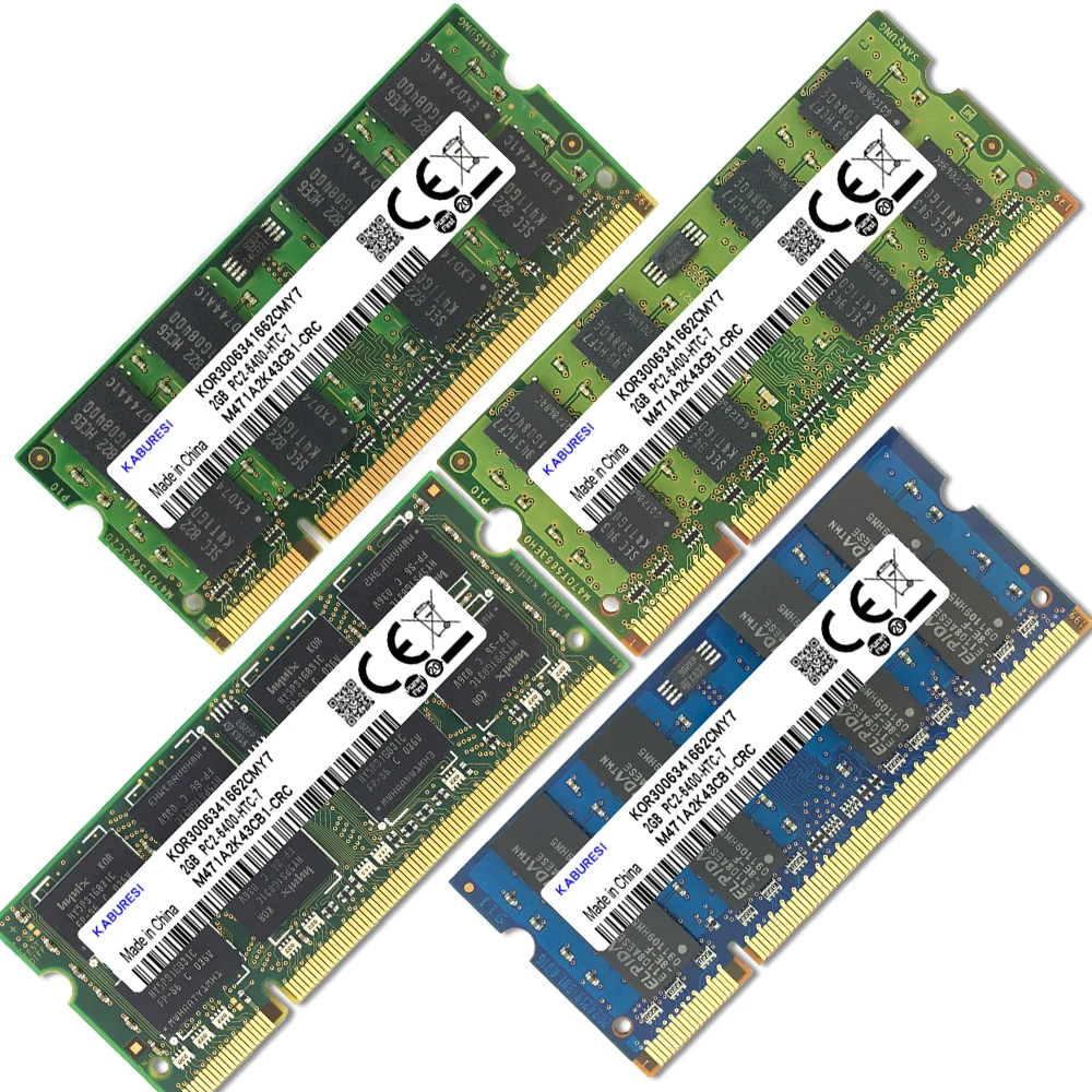 Оперативная память KABURESI для ноутбука 4 Гб (2x2 Гб) DDR2 2 ГБ 800 МГц 667 1 8 контактов ОЗУ 2x