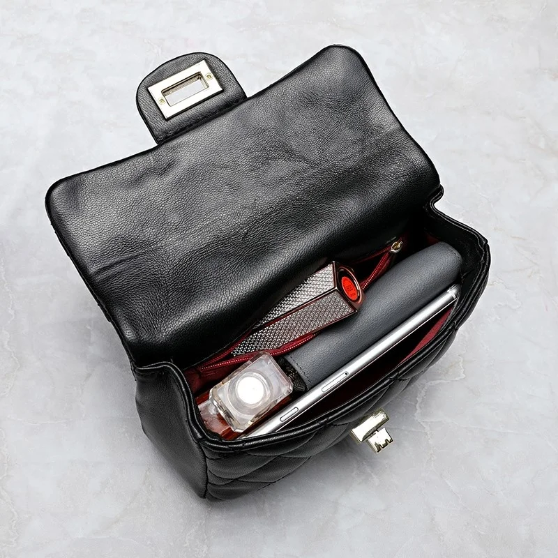 

Texture 2021 new fashion leather bag for women with one shoulder cross-body bag