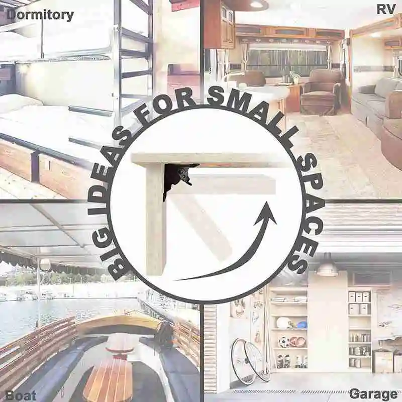 Самоблокирующиеся складные петли Настольная столешница простой в установке