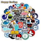 10 Вт, 30 Вт, 50 шт JAVA программирования C + + Стикеры игрушки для детей мотоциклы скейтборды телефоны BTC ручной Дневники вырезок наклейки на стол Стикеры s