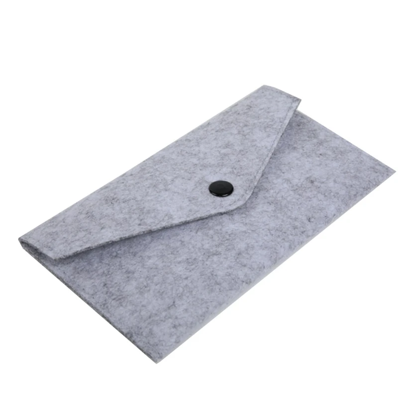 

50LD Multifunction Cards Wear-Resistant Phone Bag Portable Felt Pouch Bag Wallet Mobile Phone Passport Pocket