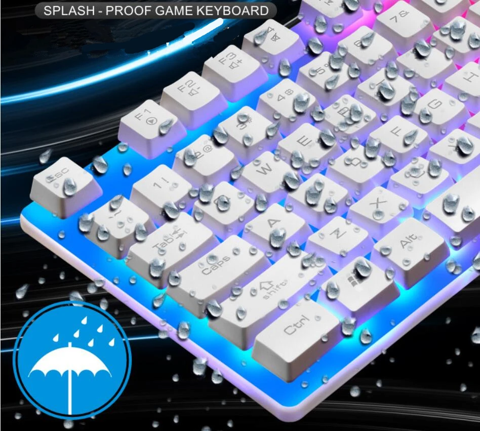 Новая игровая клавиатура и мышь проводная с подсветкой комплект геймера 2000PDI