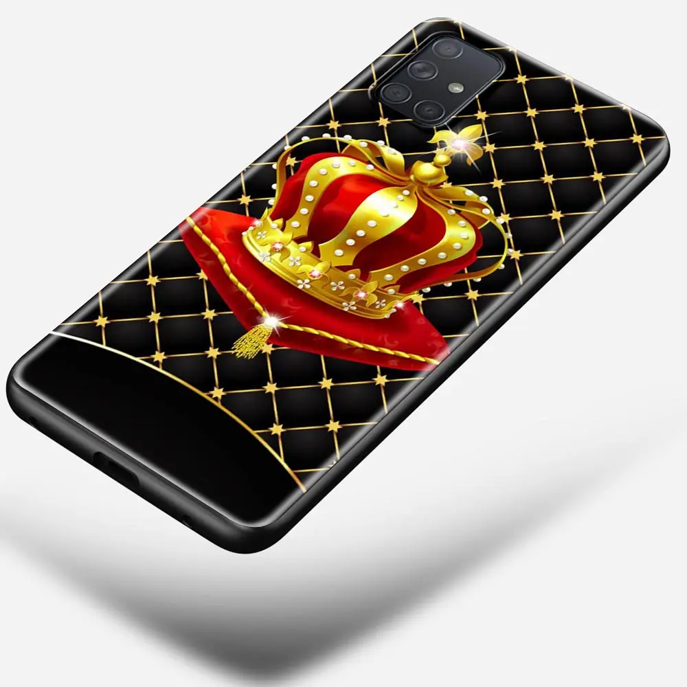 

Diamond Crown Shockproof Soft Coque For Samsung Galaxy A50 A70 Silicone Shell A10 A10S A20 A30 A40 Phone Case Shell