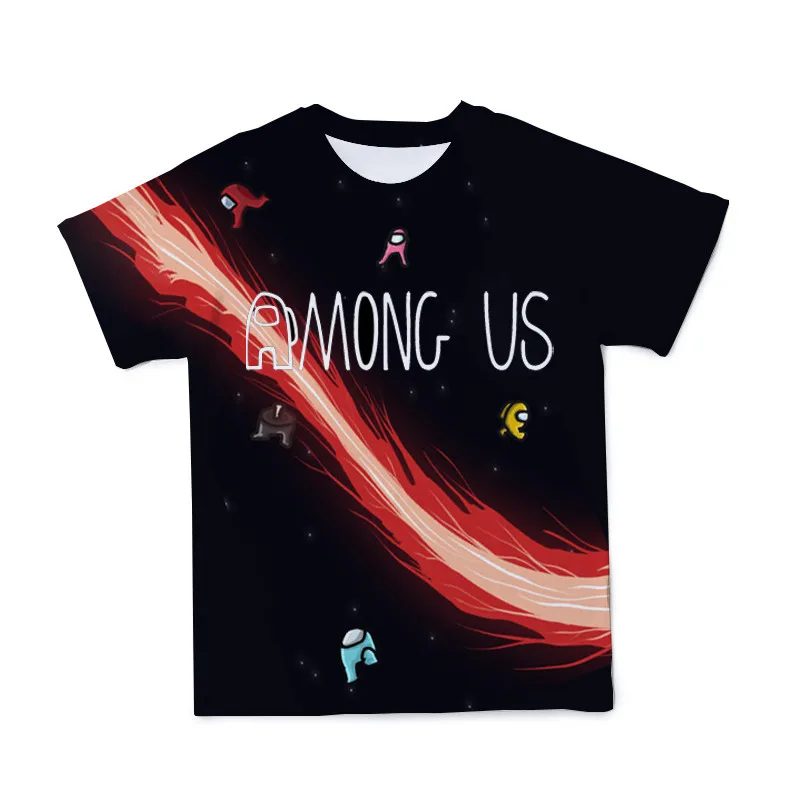 

2021 Summer New Men's Round Neck Among Us 3D Printed Comic T-Shirt Casual Fashion Fresh And Simple Style T-Shirt 110-6XL
