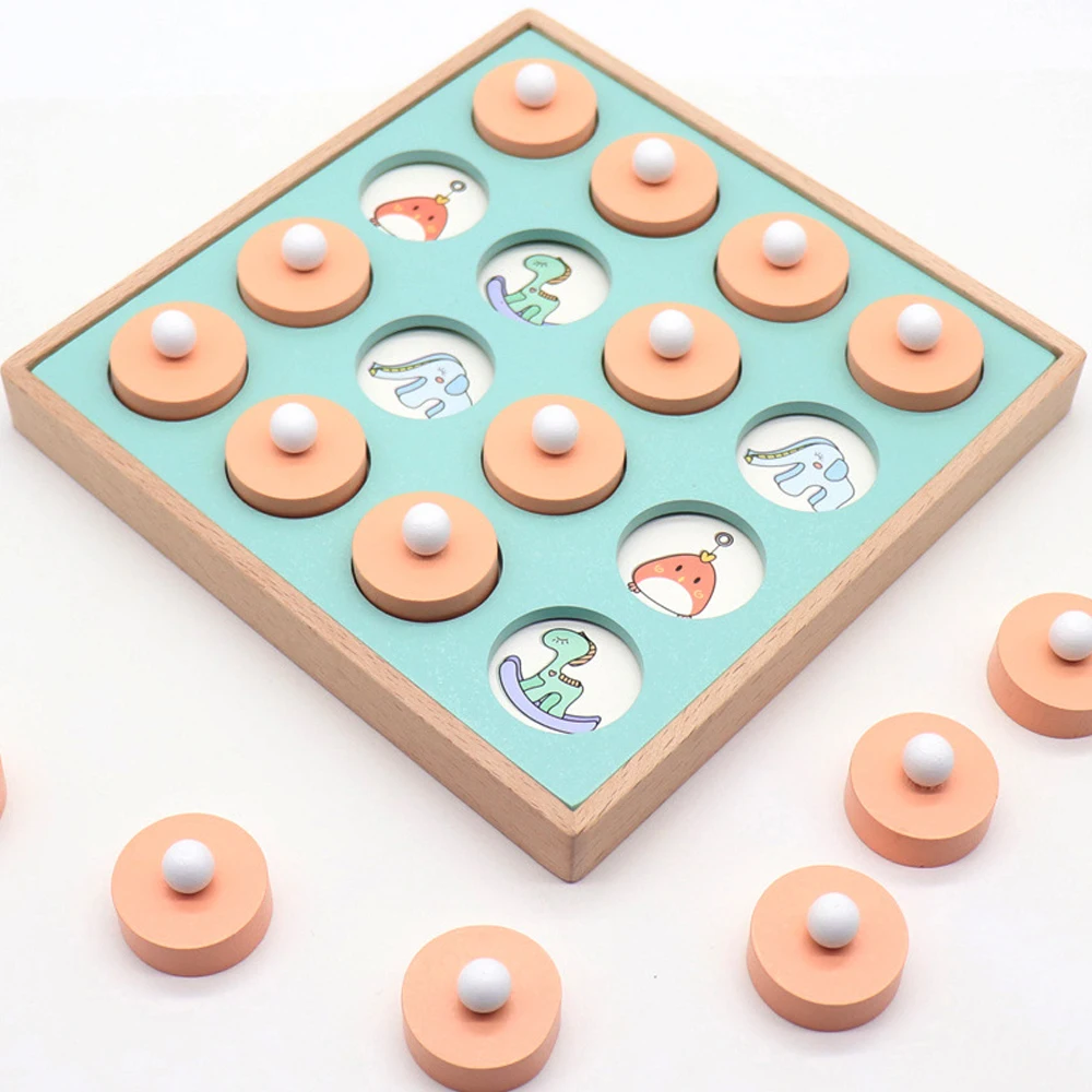 

Memory Matchs Chess Game Wooden Chess Game Early Educational Family Party Toy For Children Intelligence Development Toy