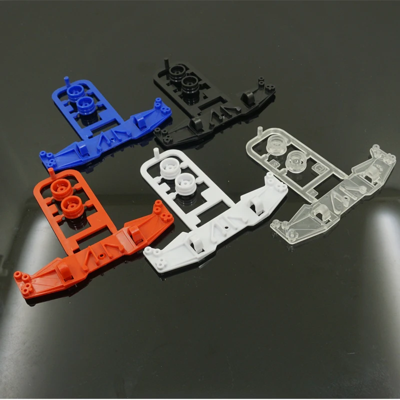 

MINI 4WD self-made tamiya parts plastic wing for S2 chassis clear black and red color MJ MODEL