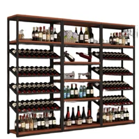 wine cabinet supermarket liquor rack winery floor cabinet storage wrought iron display cabinet rack shelf wine wine rack