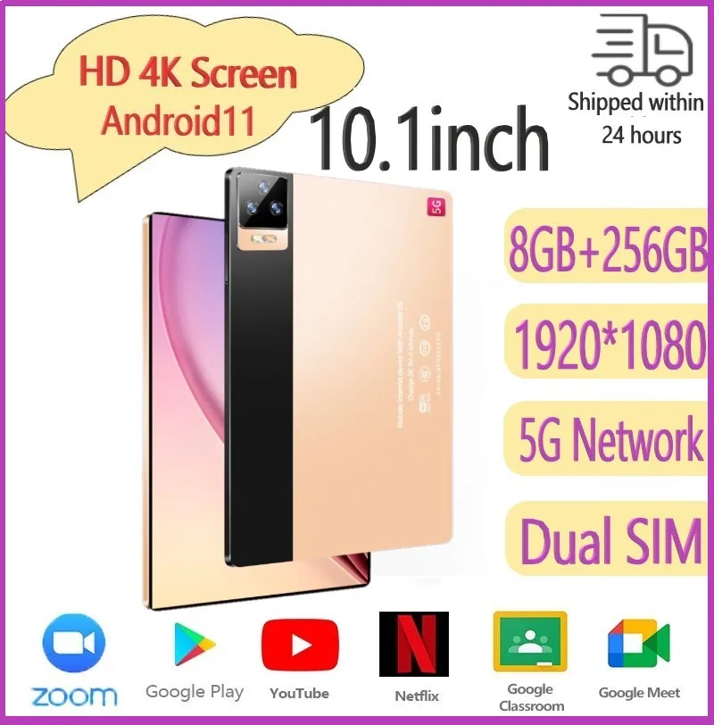 

Планшет для рисования, 10 дюймов, Android 11, ОЗУ 8 Гб, 7000 мАч