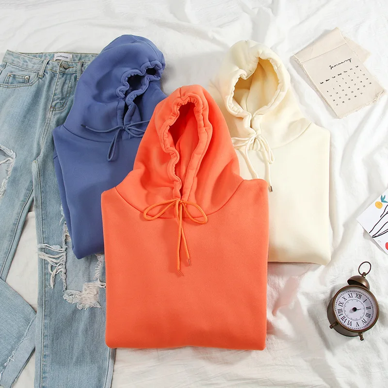 

Autumn/Winter Kpop Love Hoodie Men/Women Plus Velvet Casual Fashion Unisex Streetwear Sweatshirt Harajuku Oversize Tee Top