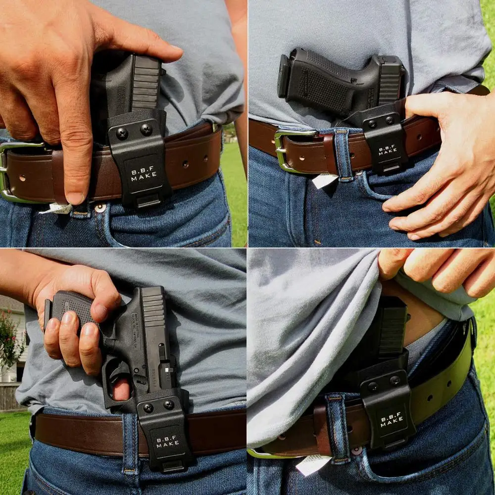 

BBF Make Taro Totem IWB KYDEX Gun Holster For: Glock 19 17 23 25 26 27 28 31 32 43 P320 VP9 Inside Concealed Carry Pistol Case