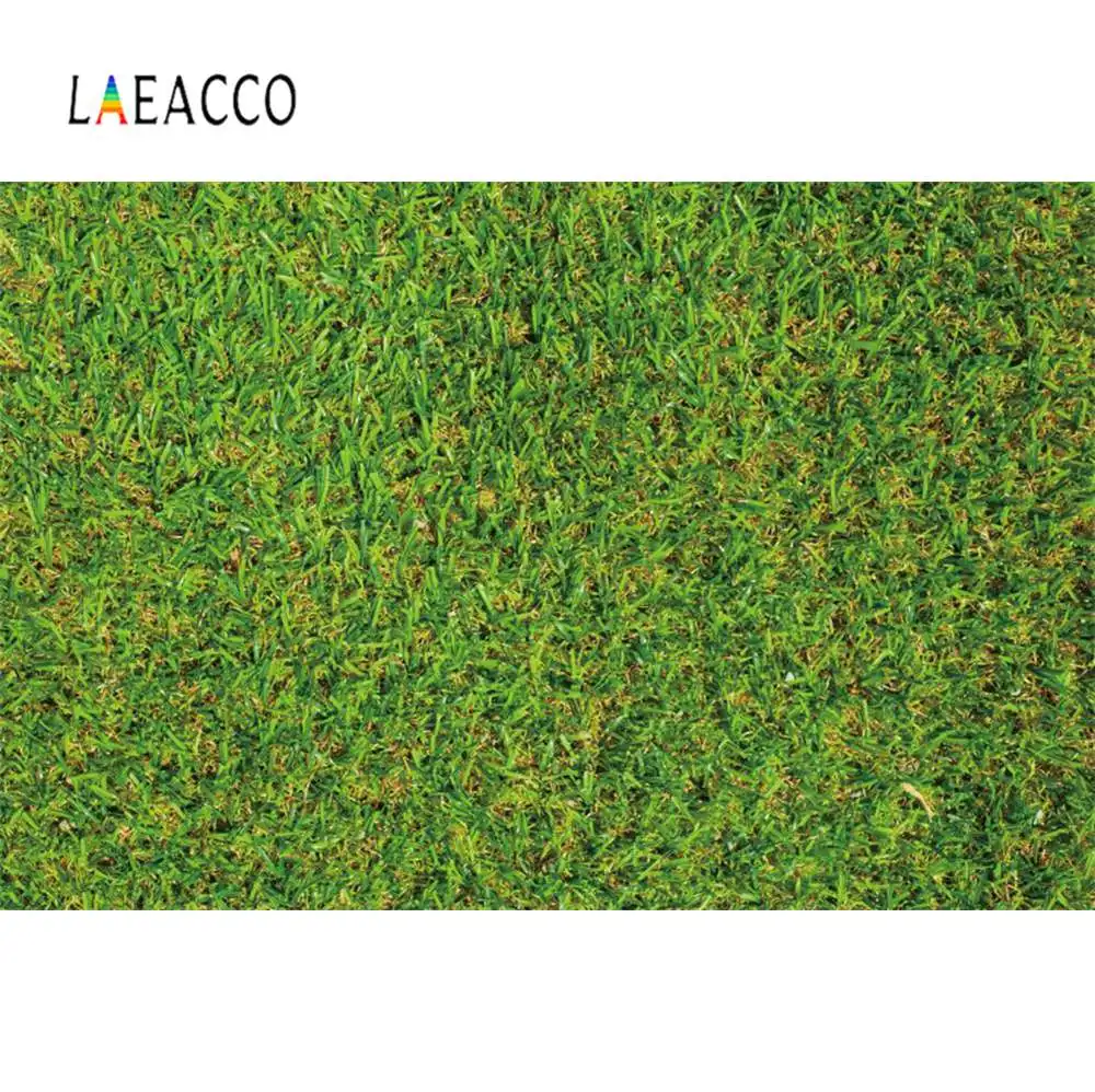 Laeacco фоны для фотосъемки Весна Зеленая трава газон светильник боке вечерние