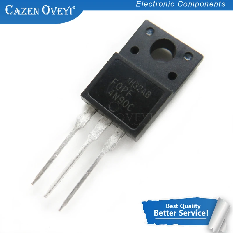 10pcs/lot FQPF4N90C 4N90C 4N90 TO 220 In Stock|Интегральные схемы| |
