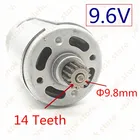 14 зубьев, сменный двигатель для MAKITA 6260D 6260DWE 6261DWE 6261DWE, 14 зубьев, двигатель 9,6 В, Аккумуляторная дрель, отвертка, электроинструменты