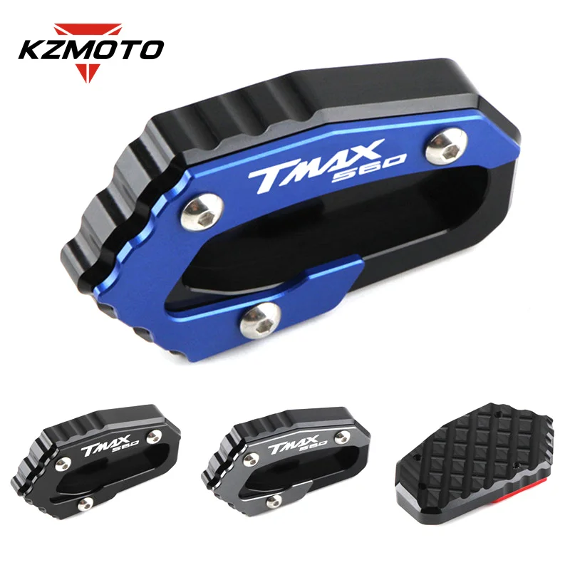 

NEW Motorcycle CNC Kickstand Plate Extension Pad Stand Enlarger Accessories For Yamaha TMAX560 Tmax 560 TECH MAX 2020 2021 2022