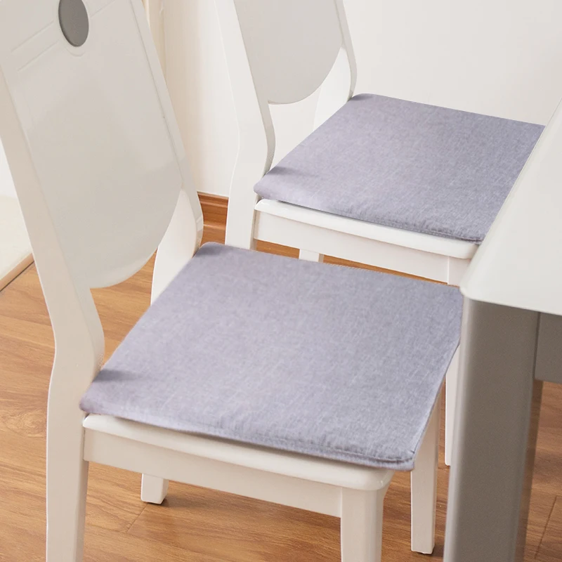 1/2/4 шт Non-slip диван-подушка для сидения однотонные Цвет квадратная Подушка сиденья