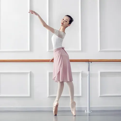 Lt pink only skirts Профессиональные взрослые Средние длинные шифоновые балетные юбки женские лирические мягкие кружевные балетные платья танцевальные костюмы балерины - Цвет: Lt pink only skirts