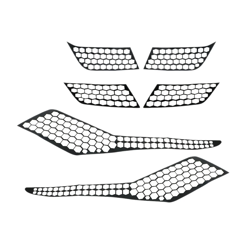 

AU05 -for Peugeot 3008 3008GT 2017 2018 2019 Car Rear Tail Light Lamp Cover Honeycomb Stickers Protector Taillight Decoration De