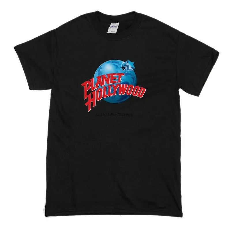 

PLANET HOLLYWOOD T- shirt Men's T Shirt Women's Shirts Top Vintage 90s Tshirts Unisex T -shirt Funny