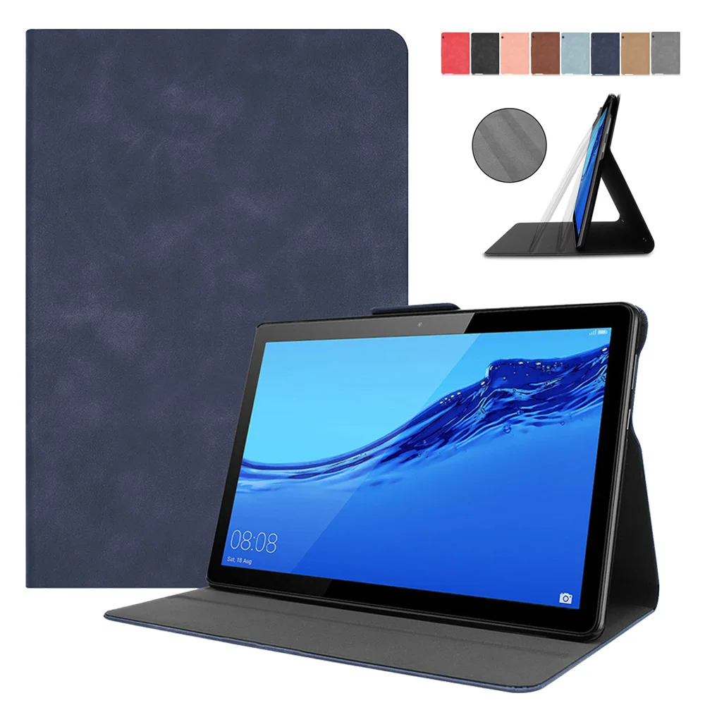 

Для Huawei Mediapad T5 10 чехол AGS2-W09 AGS2-L09 AGS2-L03 10,1 дюймов защитный Smart Cover флип-чехол из искусственной кожи с планшет, коксовое покрытие