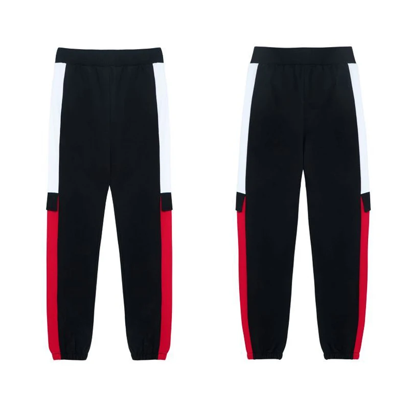 

2020 spring and autumn new ladies fashion sports suit women's comfortable wide stitching casual two-piece suit