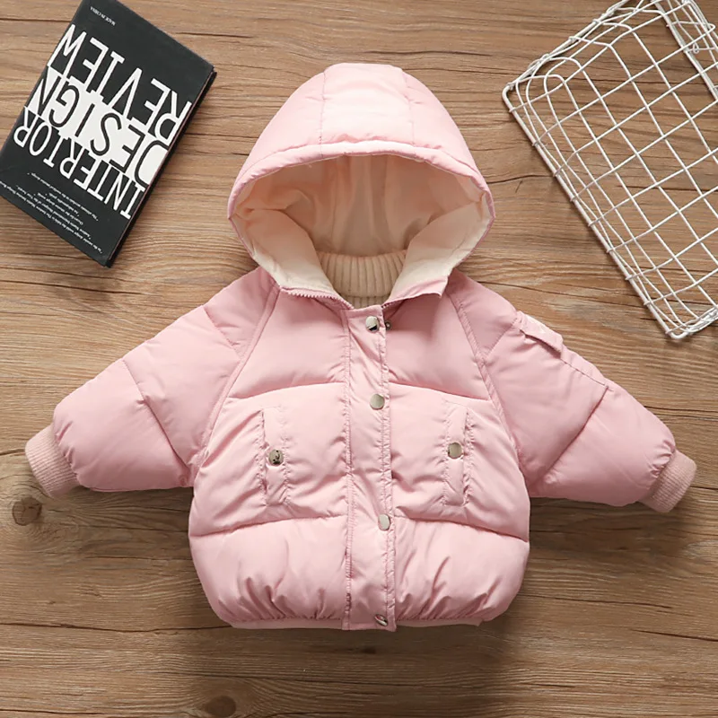 Детская хлопковая куртка в Корейском стиле утепленная средней и длительной