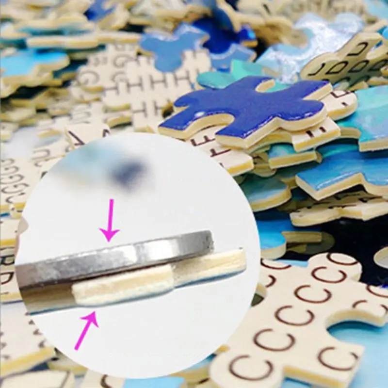 

1000 Pcs/Pack World Landmarks Map Puzzle Wood Jigsaw Assemble Puzzles Toy Games for Adult