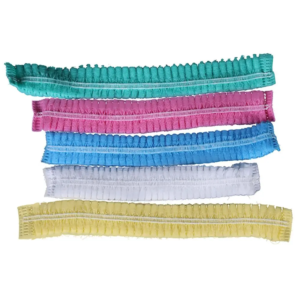 Disposable Hair Net Caps Shower SPA Salon Anti Dust Non Woven Medical Cap Makeup Tools Styling Beauty Accessories | Красота и