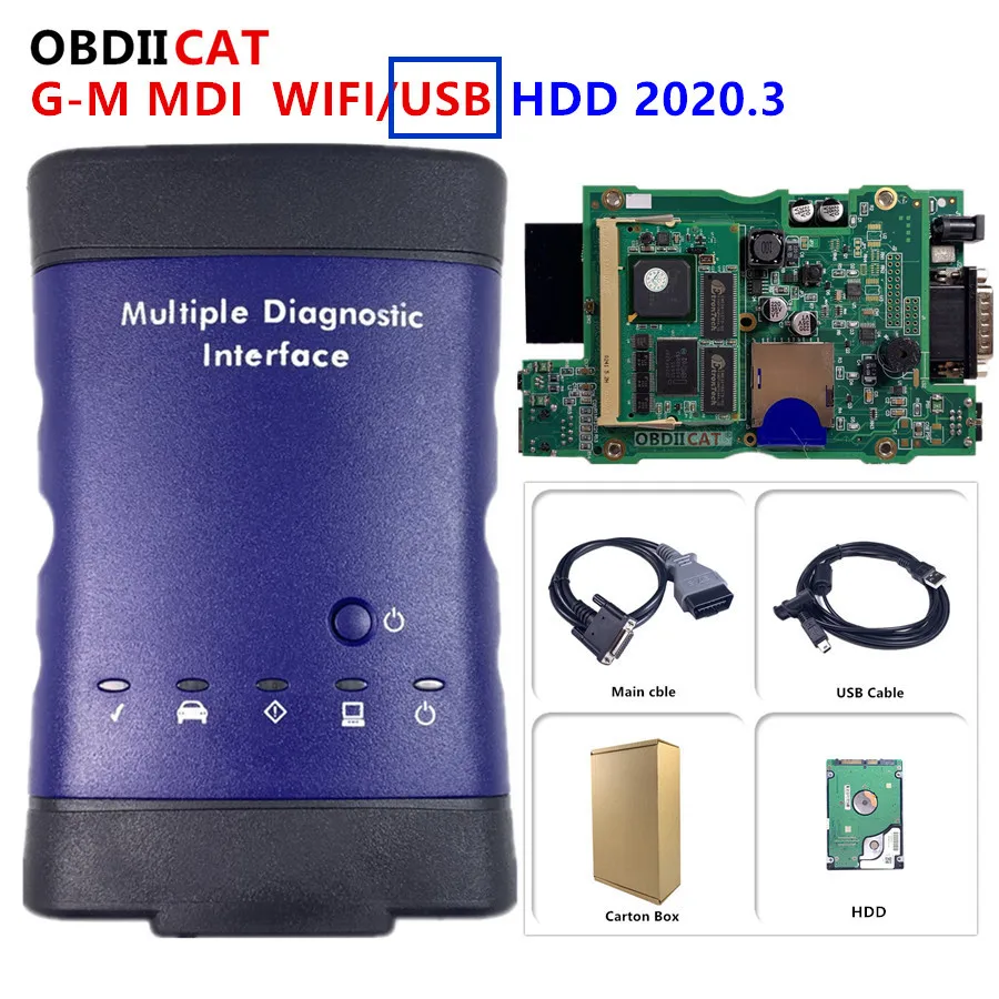 2020 V2020.3 MDI несколько WIFI для G MOBD2 диагностический инструмент wifi M интерфейс с
