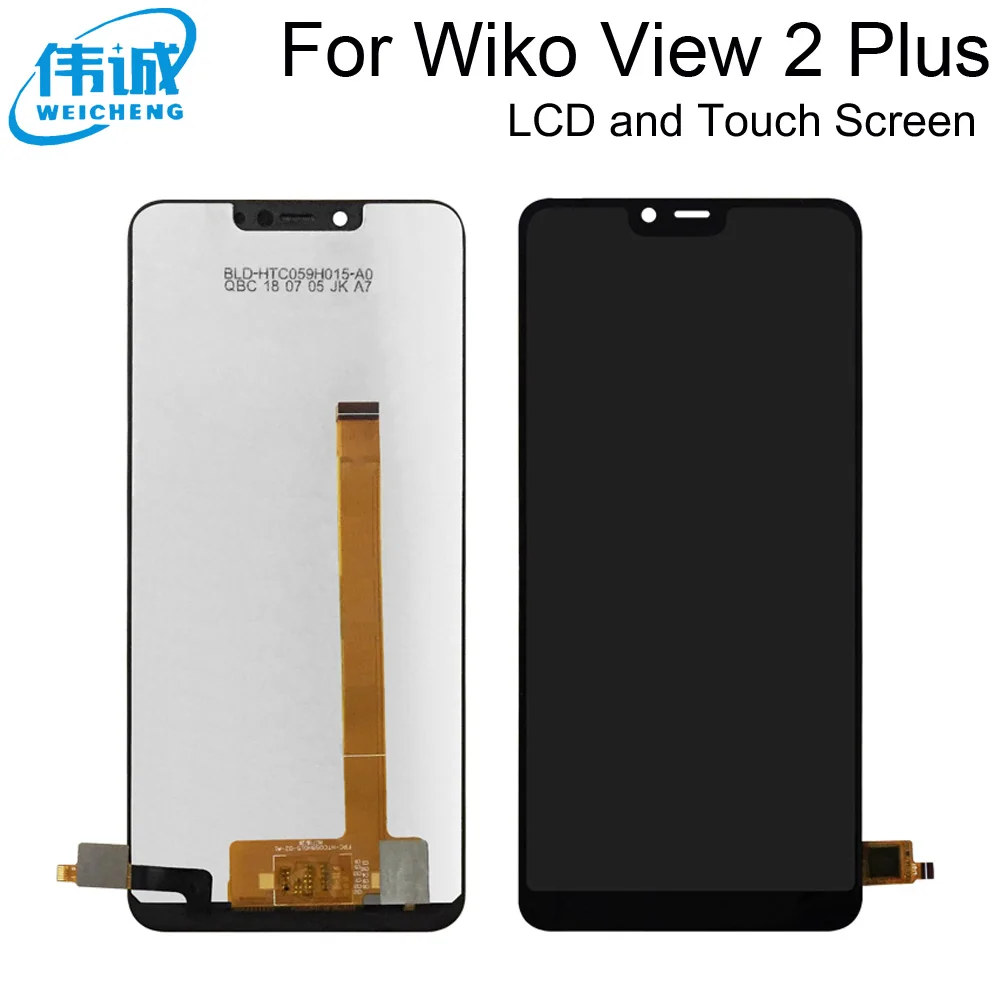 WEICHENG Высокое качество для Wiko View 2 Plus ЖК-дисплей + кодирующий преобразователь