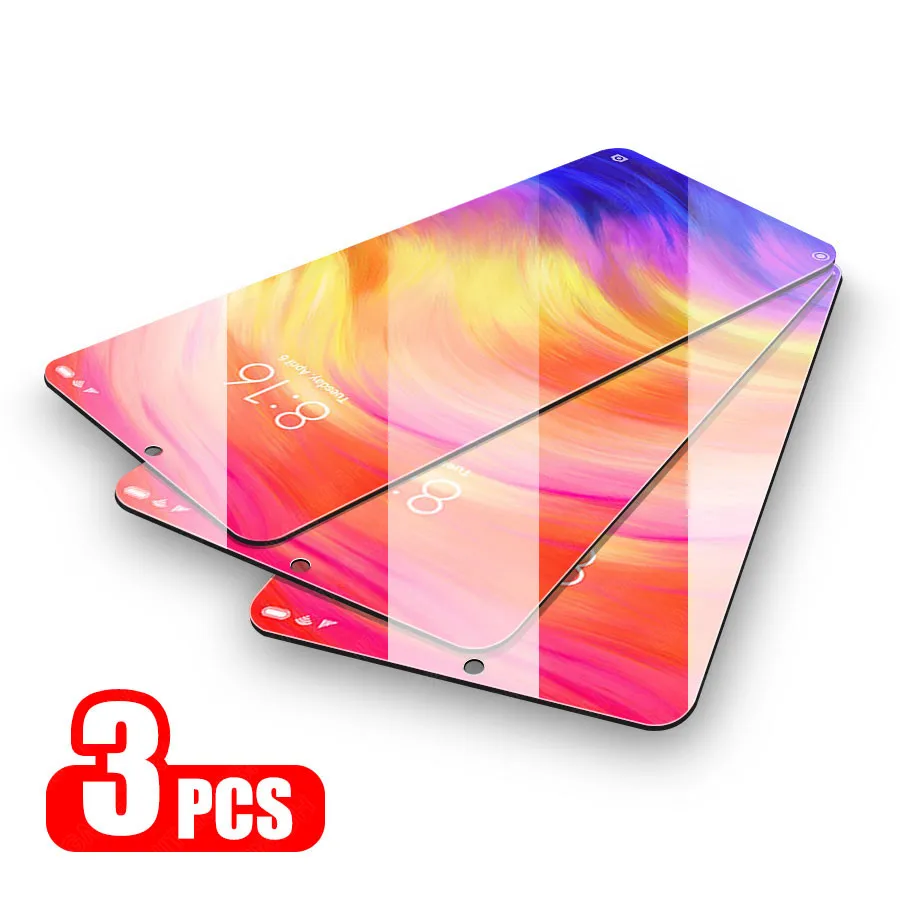 3 шт./лот 9H HD прозрачное высокочувствительное закаленное стекло для xiaomi mi 9T 9 8 SE Red