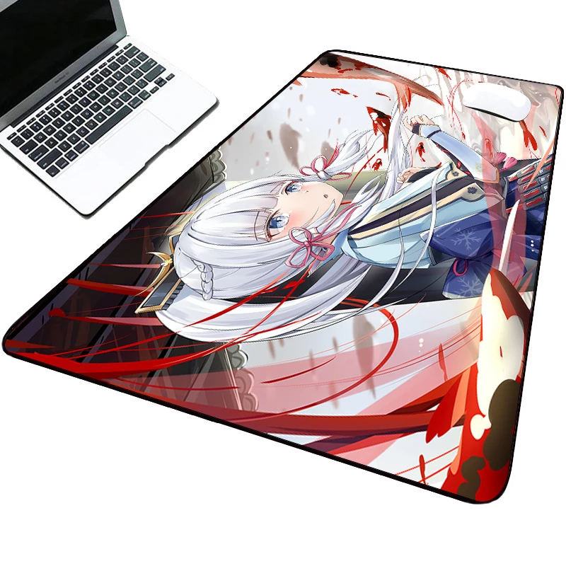 

Настольный резиновый коврик для мыши Ayaka Genshin со столешницей