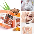 Черное Отбеливающее мыло для кожи, койевая кислота, Отбеливающее мыло, койевая кислота, глицерин, осветление, ручная работа, Отбеливающее мыло для кожи, лица и тела