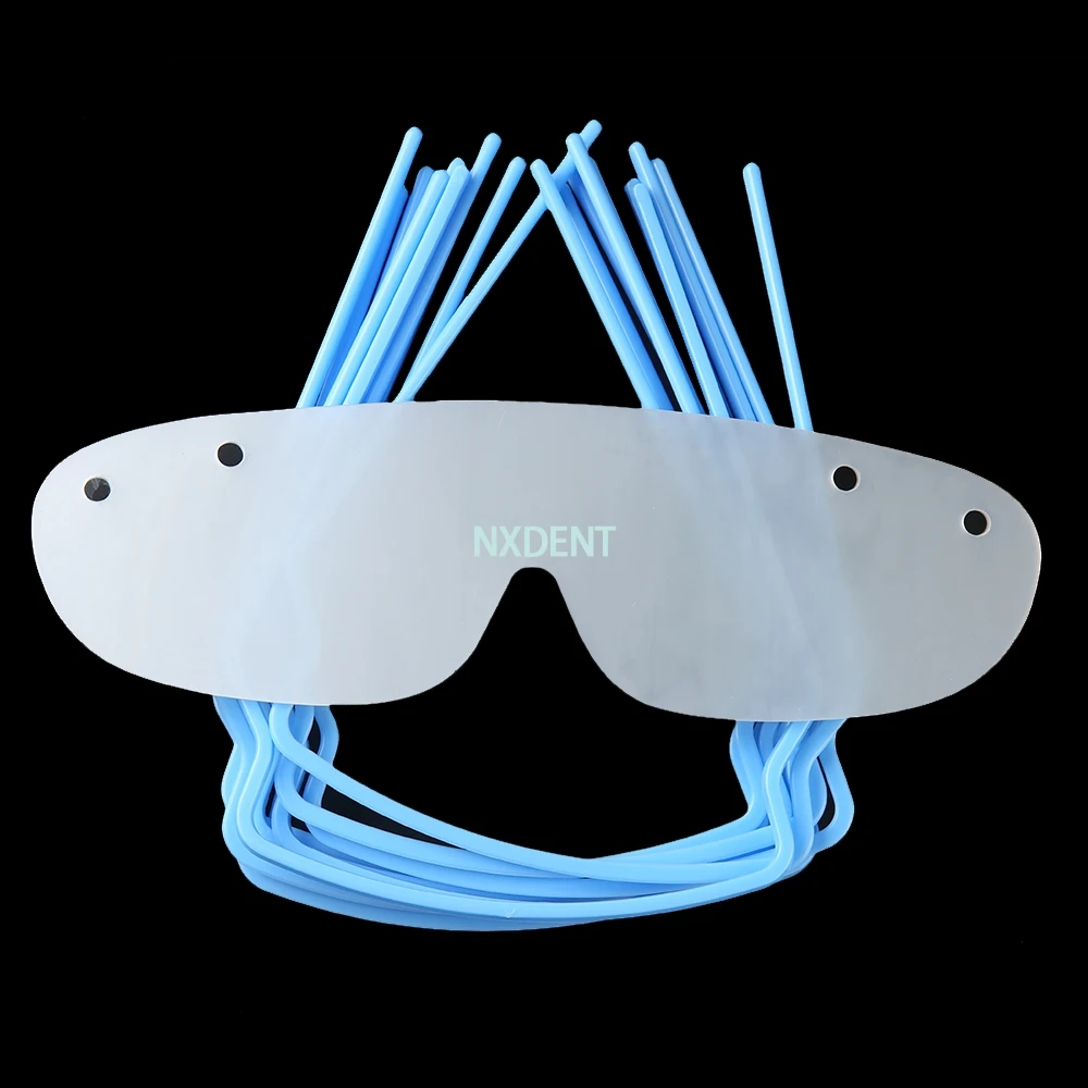 10 шт./компл. одноразовая пластиковая защитная маска для глаз оправ 1 пленка