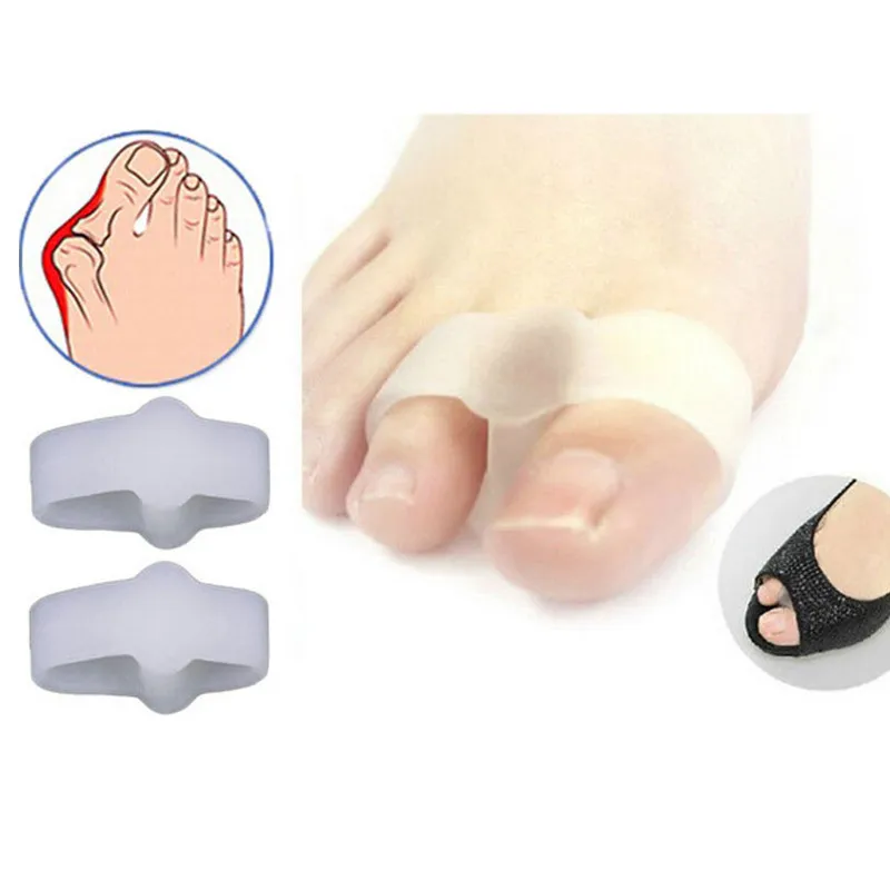 1 пара гелевых подушек для облегчения боли в ногах сепараторы пальцев ног