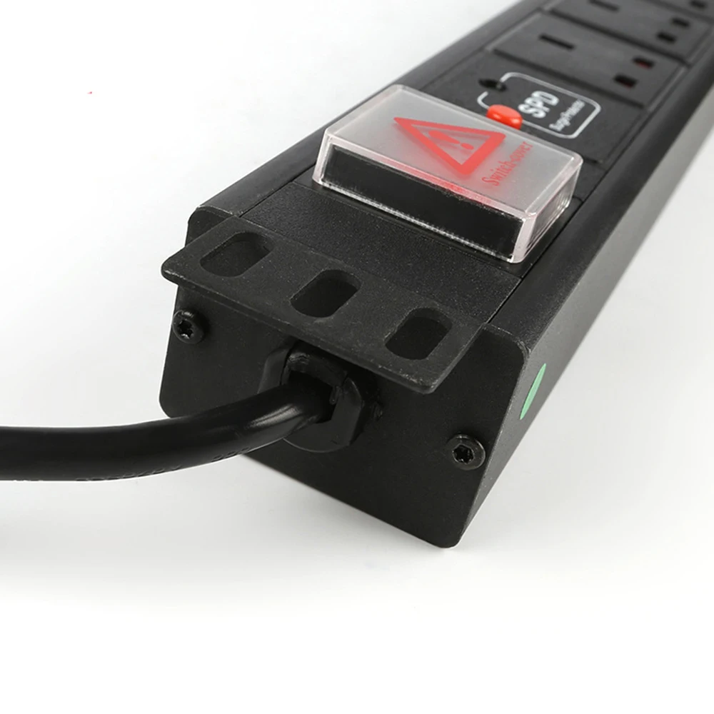 Удлинитель PDU SPD с защитой от перенапряжения разветвитель для кабинета 1U 6 каналов