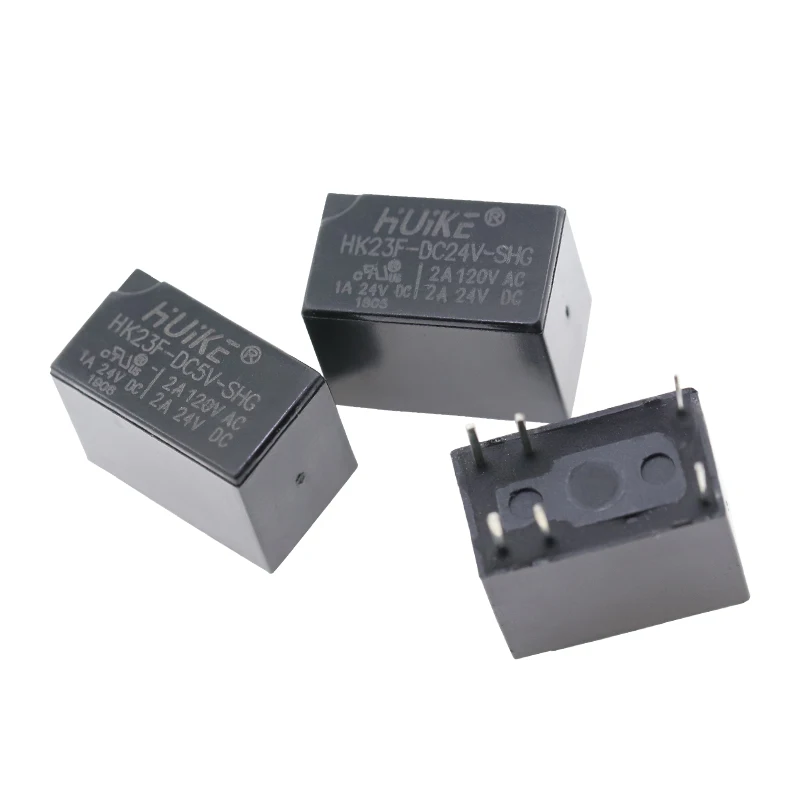 5 шт./лот HUIKE реле HK23F DC5V SHG DC12V DC24V вольт Мощность В 12 24 постоянного тока 2A 2 6 Pin 0