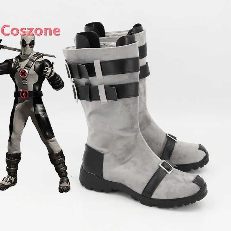 Ботинки X Force для косплея Дэдпула ботинки Хэллоуина карнавала костюма аксессуары