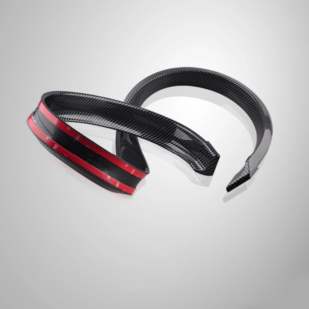 Универсальный черный спойлер для багажника из углеродного волокна комплект губ