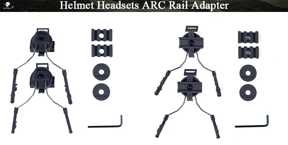 Военный Тактический шлем гарнитуры наушники ARC Rail адаптер для C1 C2 C4 Охота страйкбол армейская гарнитура стрельба аксессуары