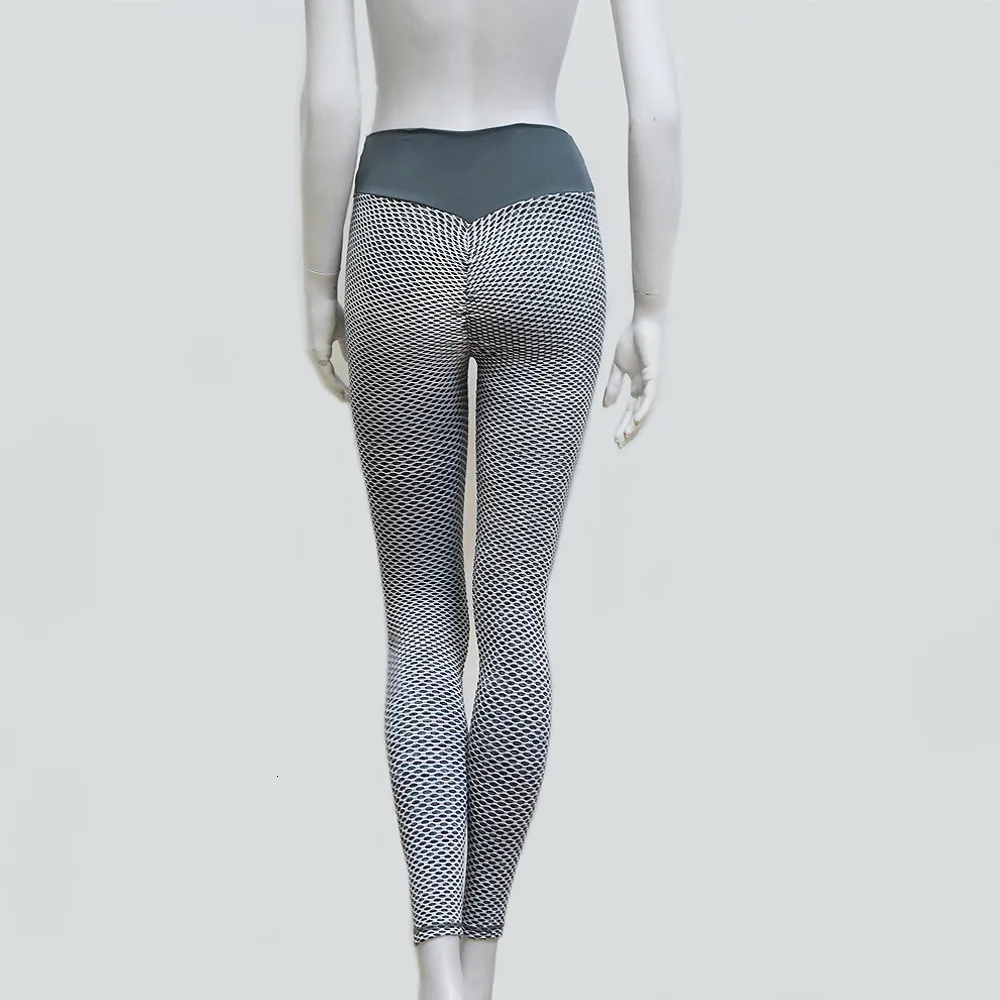 NCLAGEN Women Jacquard Weave Sweat Squat Proof Mesh Seamless Knitting Scrunch Butt Leggings Yoga Pant Workout Fitness GYM Tights