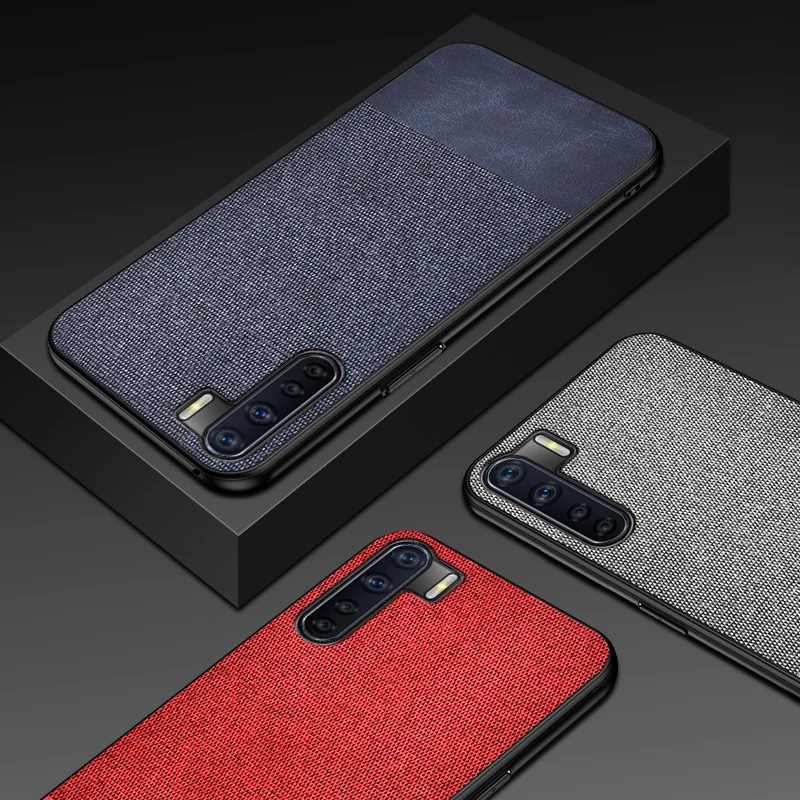 Чехол Oppo Reno2 Z 6 5 дюймов роскошная задняя крышка силиконовый тканевый