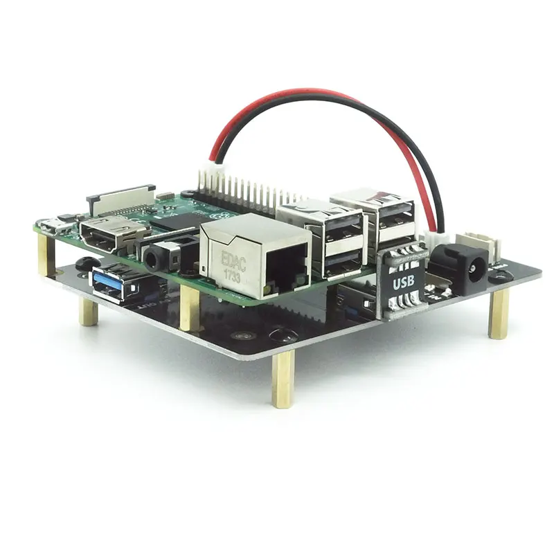 Плата для хранения SSD и HDD Raspberry Pi X820 (X800) подходящий металлический чехол/корпус +