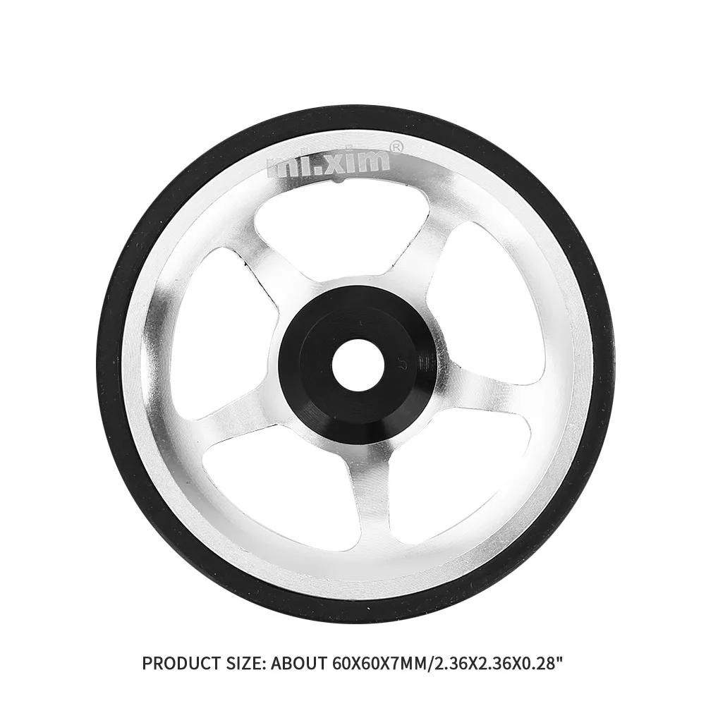 

mi Xim Brompton Aluminum Easywheel Easy Wheel with M6 Bolt Folding Bike Part for Mi.Xim Outdoor Cycle Biking Entertainment