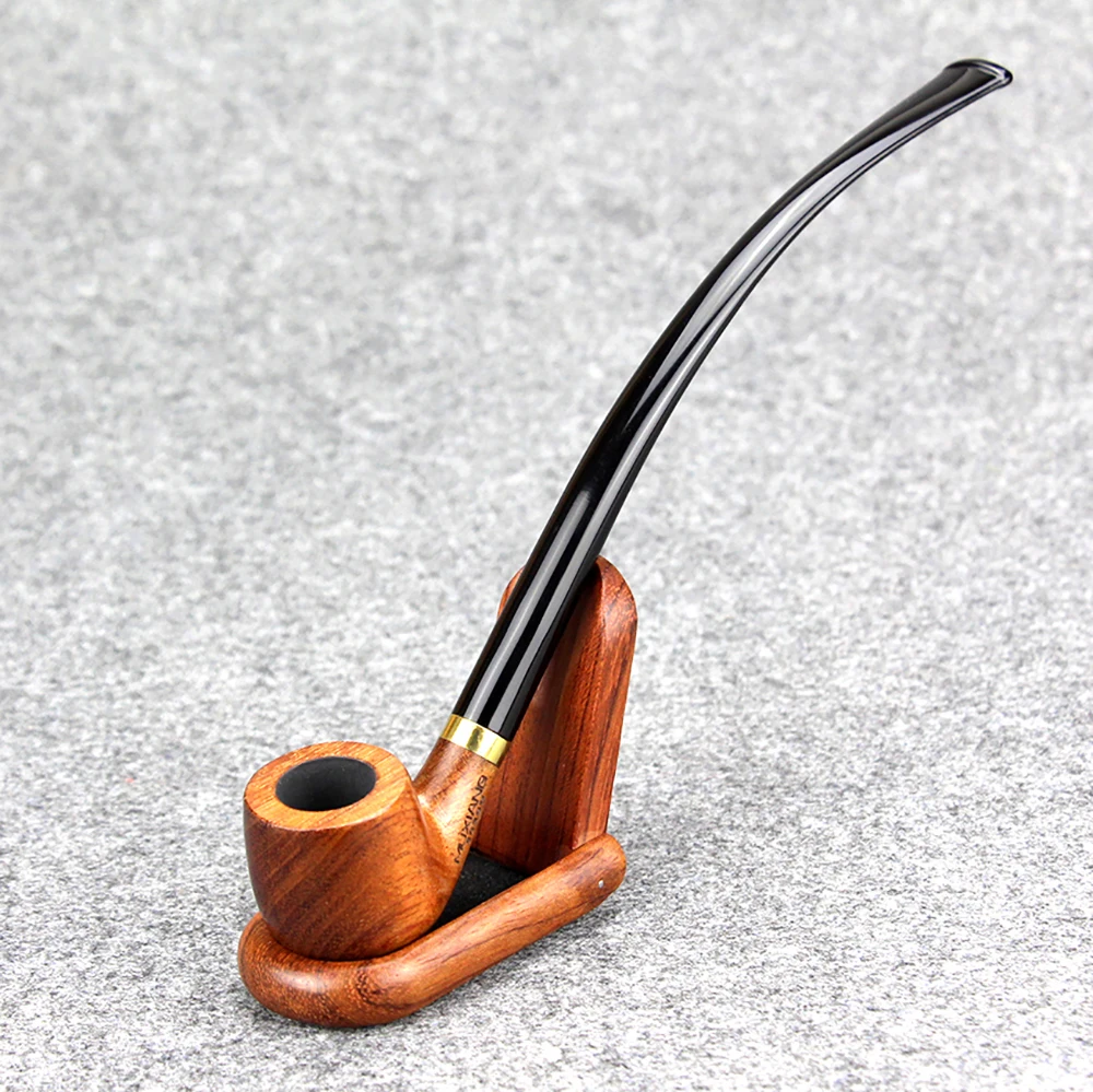 Высококачественная розовая деревянная трубка с инструментами 23 см курительная 3